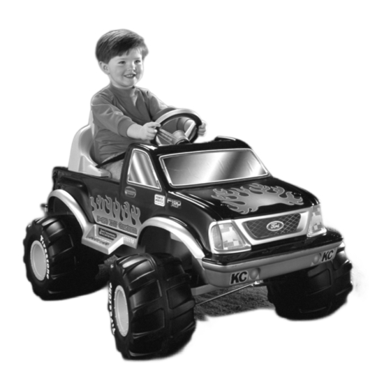 Fisher-Price POWER WHEELS Ford FlashBack 4x4 Owner's Manual With Assembly Instructions