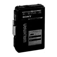 Sony WM-BF49 Service Manual