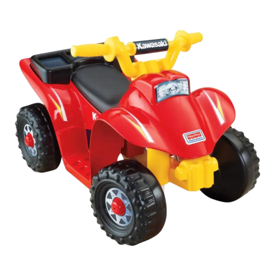 Mattel Fisher-Price POWER WHEELS X0075 Owner's Manual