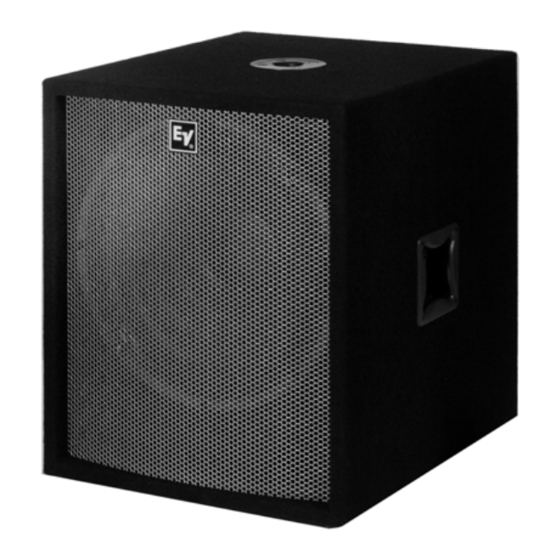 Electro-Voice Force i Sub Technical Specifications