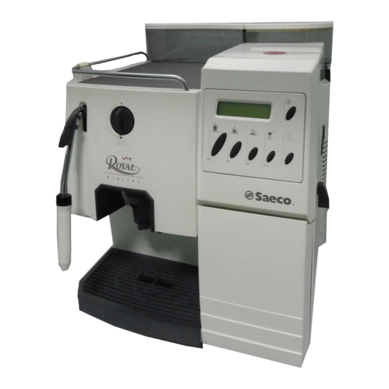 Saeco Royal SUP 015 User's And Maintenance Booklet