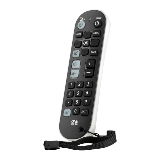 One for All URC 6820 Simple Setup Manual