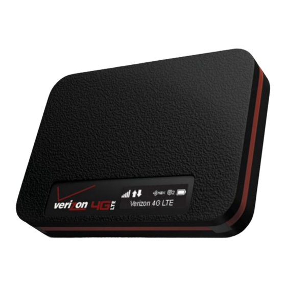 Verizon Ellipsis Jetpack Pantech MHS800L Quick Start Manual