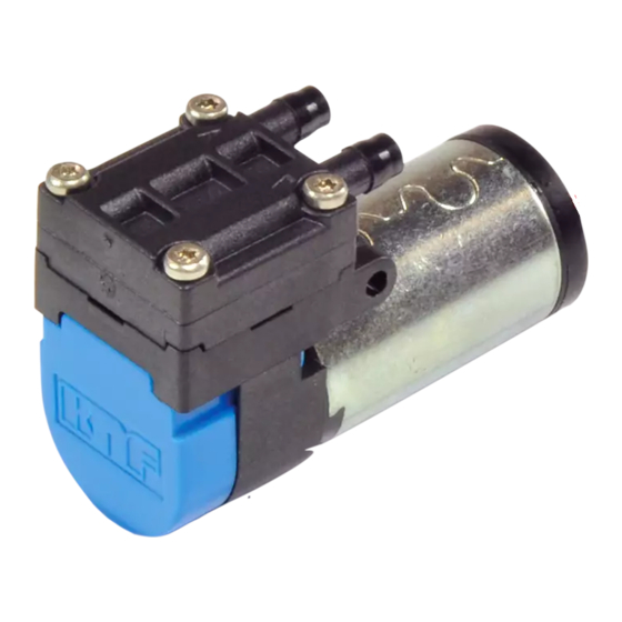 KNF NMP 03 KP DC-B1 Operating And Installation Instructions