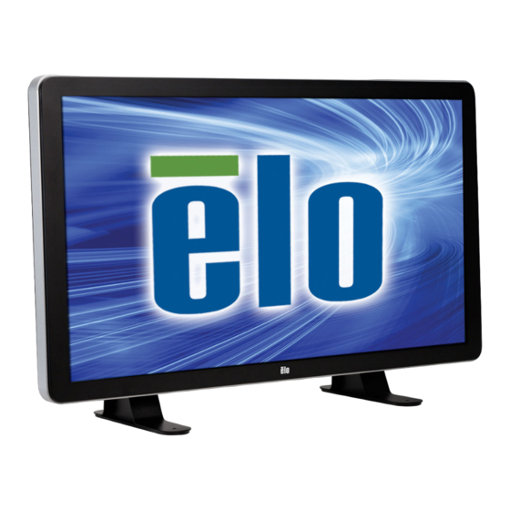 Elo TouchSystems 3201L Manuals
