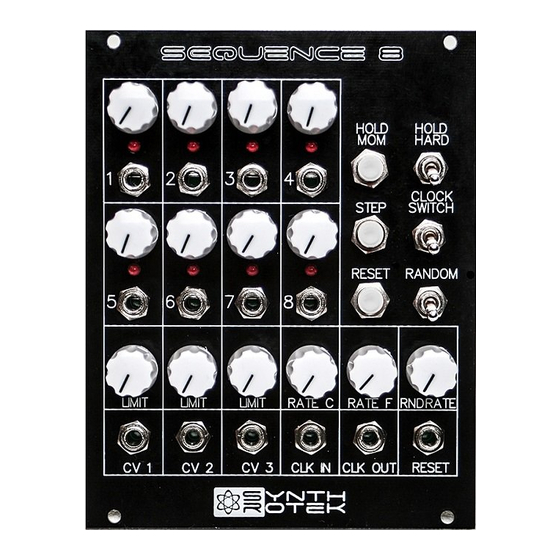 Synthrotek Sequence 8 Testing Instructions