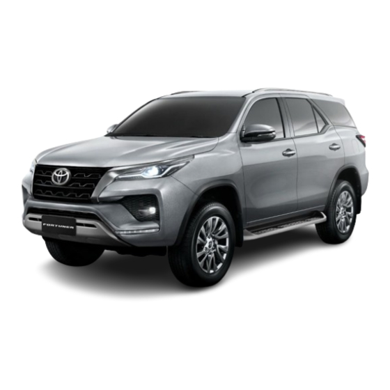 Toyota FORTUNER 2021 Owner's Manual