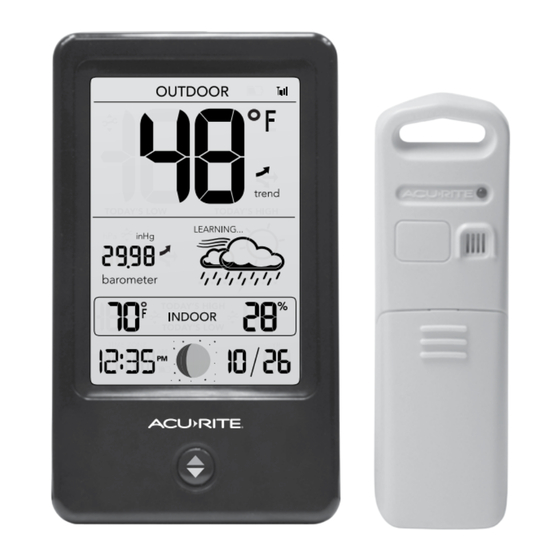 AcuRite 00510SBDI Instruction Manual