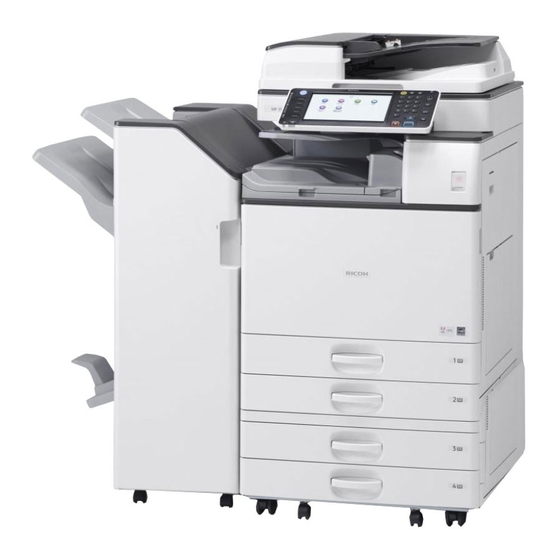 Ricoh Aficio MP 5002 User Manual
