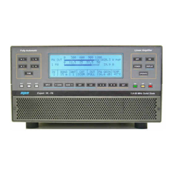 SPE EXPERT 1K-FA Quick Start Manual