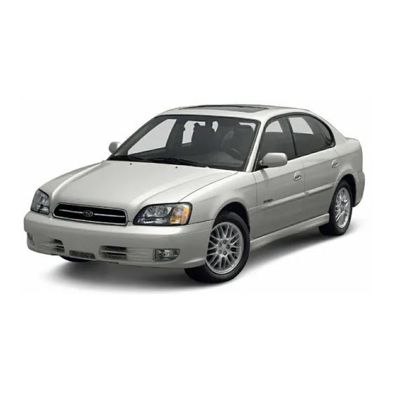 Subaru LEGACY Service Manual