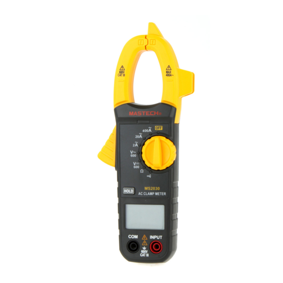 Mastech MS2030 Manual