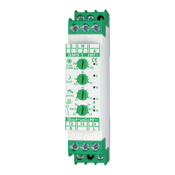 Schalk SMS 1 Quick Start Manual