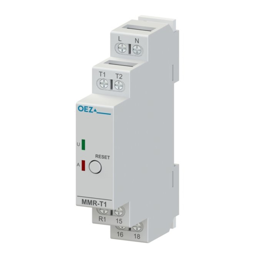 OEZ MINIA MMR-T1-001-A230 Instructions For Use