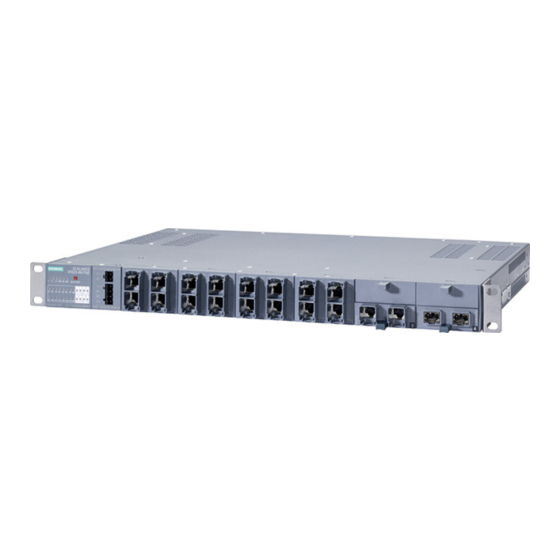 Siemens SCALANCE XR-300M PoE Series Compact Operating Instructions