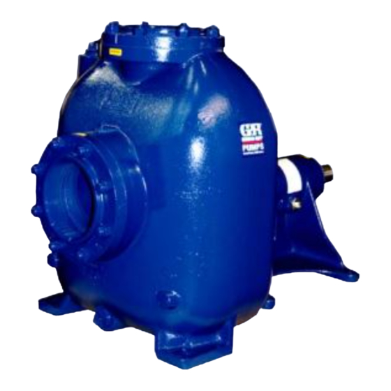 GORMAN-RUPP PUMPS 86B52-B Installation, Operation, And Maintenance Manual With Parts List
