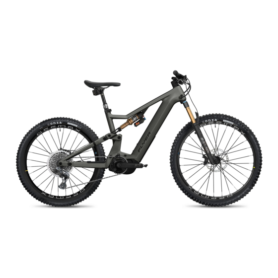 Flyer Uproc EVO:X Series Quick Manual