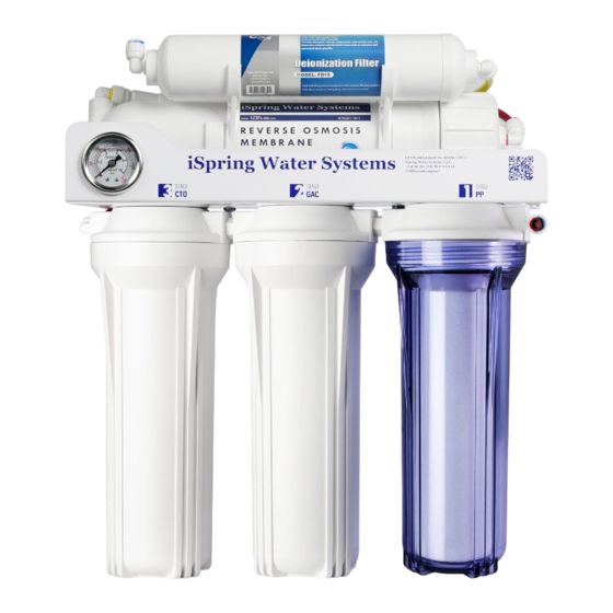 Ispring RCC Series Installation Instructions & User Manual