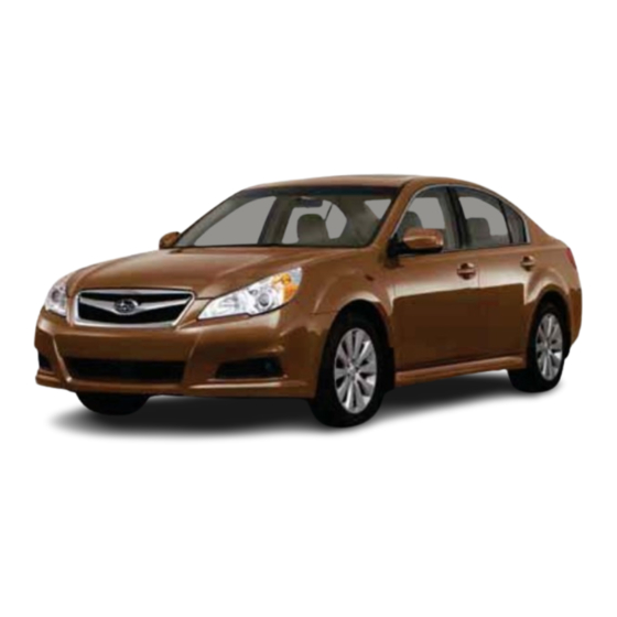 Subaru Legacy Quick Reference Manual