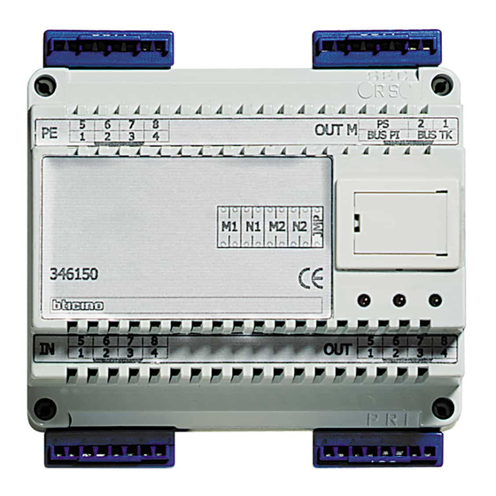 Bticino 346150 User Manual