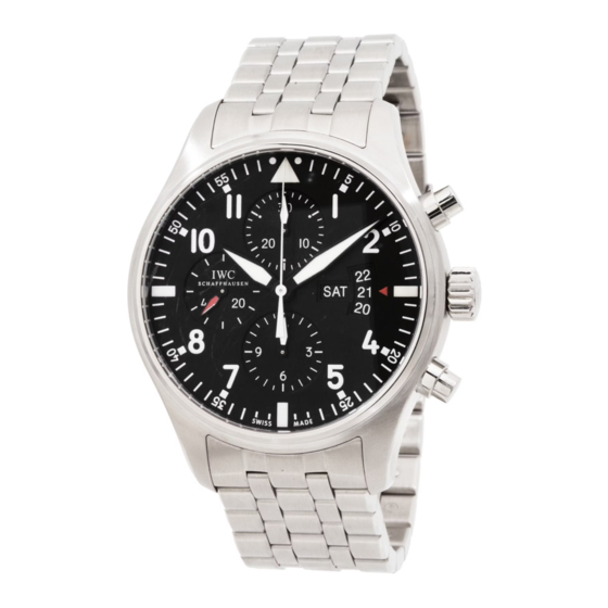 IWC Schaffhausen 3777 Instruction Manual