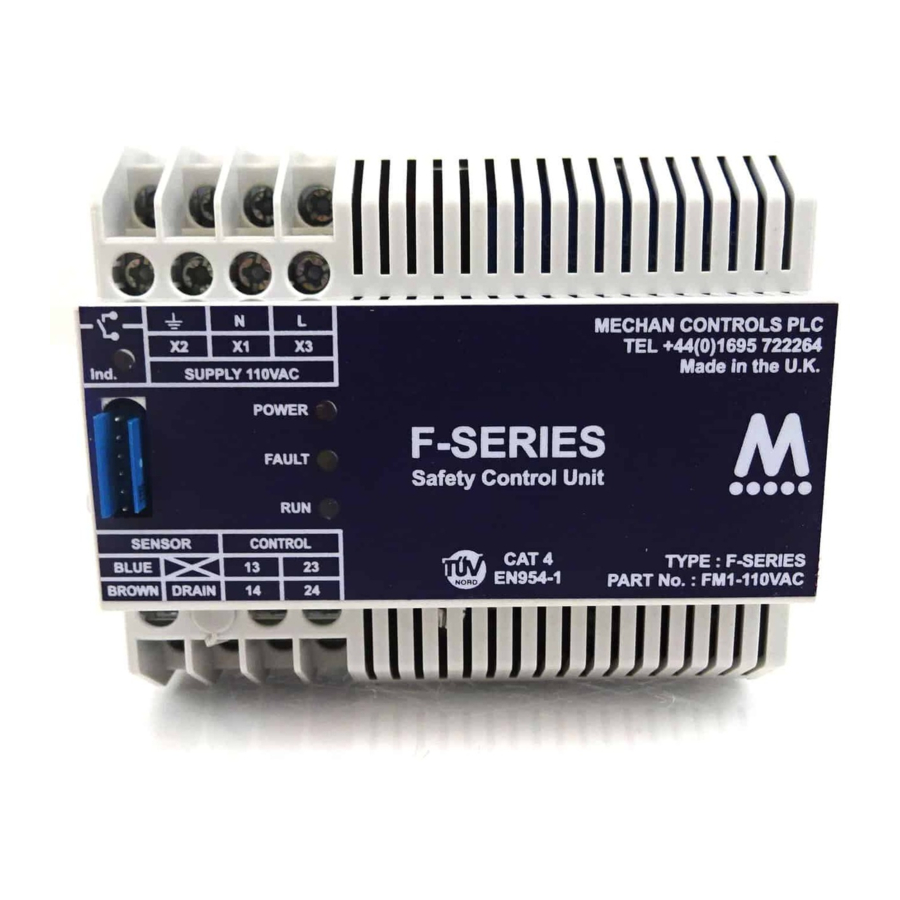 Mechan F Series Installation Manual