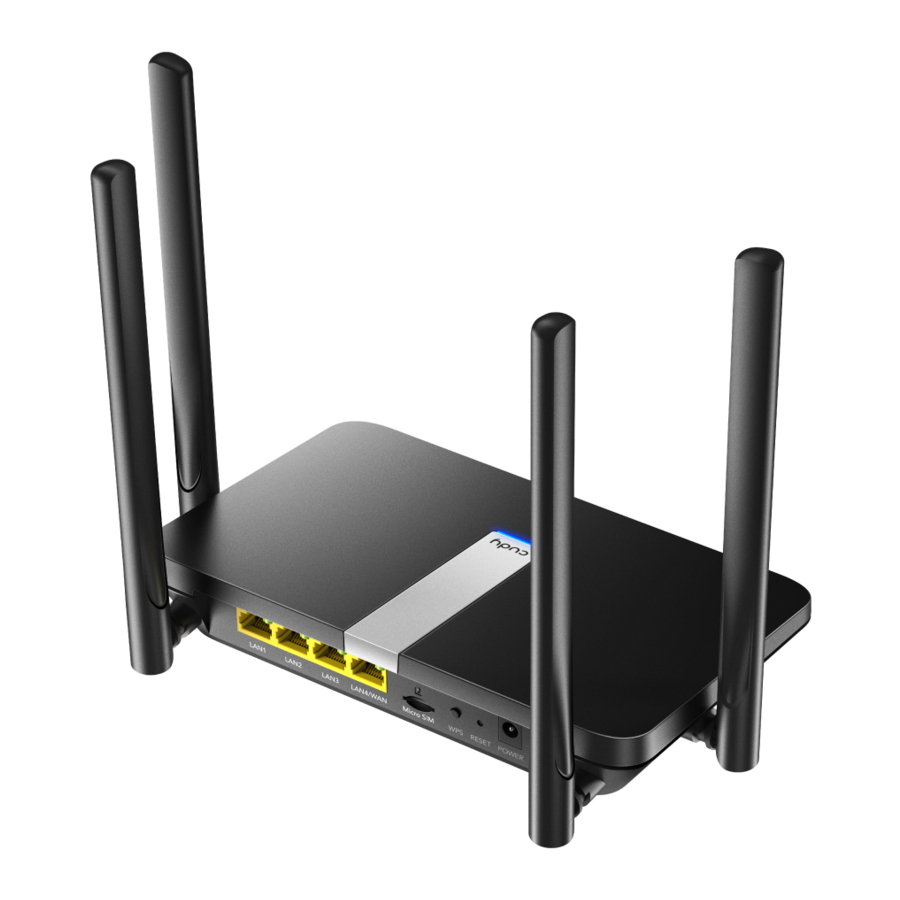 Cudy LT500 Quick Installation Manual