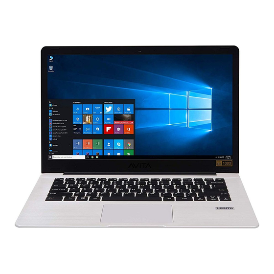 Avita NS14A6 D Quick Start Manual