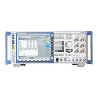 Rohde & Schwarz R&S CMW500 User Manual
