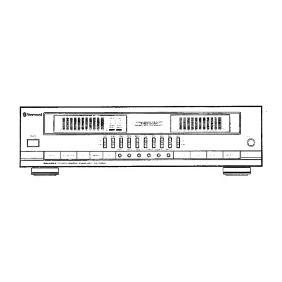 Sherwood Live Performance Sound EQ-5010C Manuals