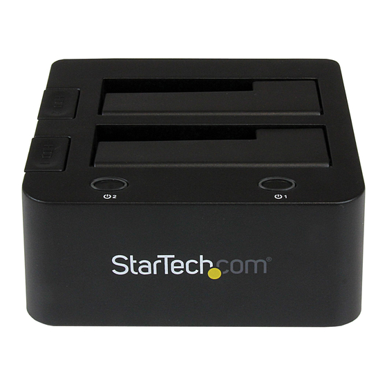 StarTech.com SATADOCK22UE Instruction Manual
