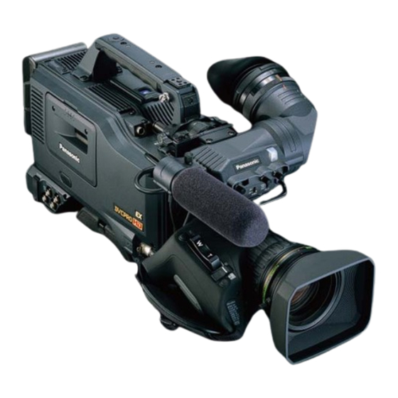 Panasonic AJ-HDX900 Specifications