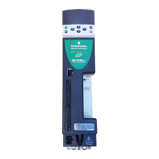 Emerson Unidrive SP Series Manual