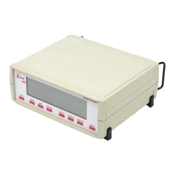 ScienTECH Vector S200 Setup And Operating Procedures