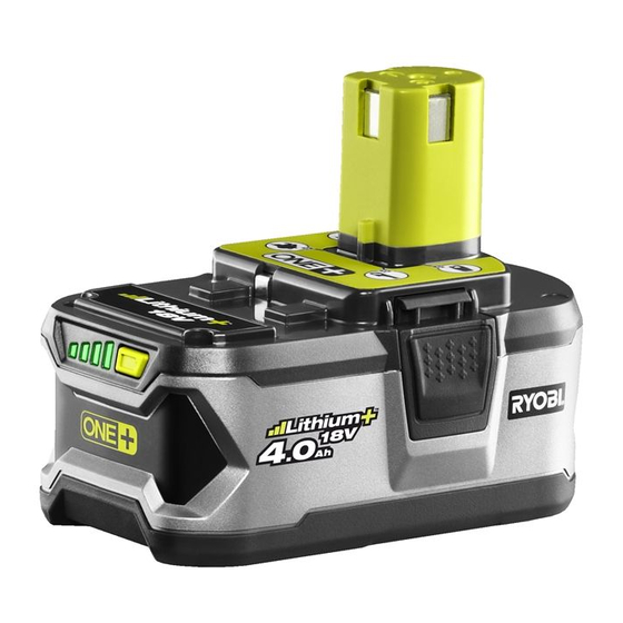 Ryobi RB18L40 Original Instructions Manual