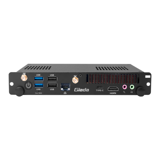 Giada PC612 User Manual