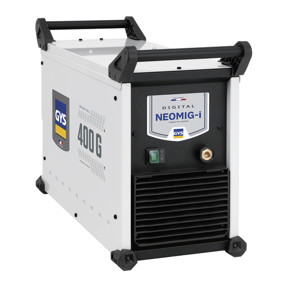 GYS NEOMIG-i 400 G Manual