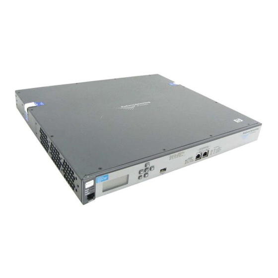 HP ProCurve 800 Network Access Controller Manuals