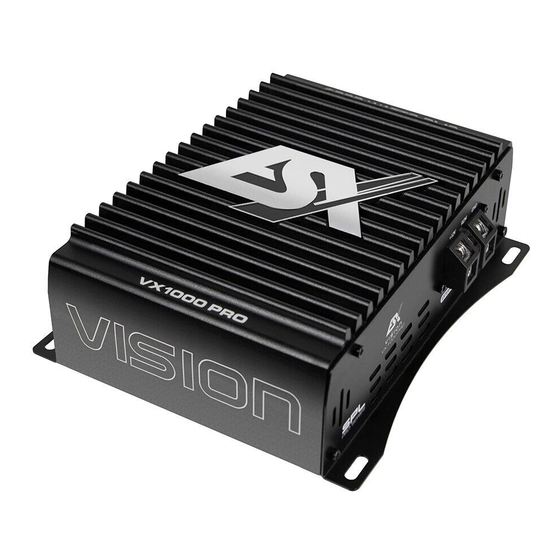 ESX VISION VX1000 PRO Owner's Manual