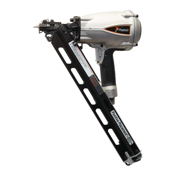 Paslode Positive Placement F250S-PP Operating Manual And Schematic