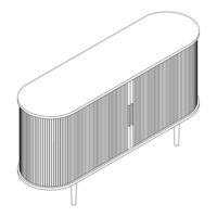 Lifely TATE-SB160-WALNUT SIDEBOARD Assembly Instructions Manual