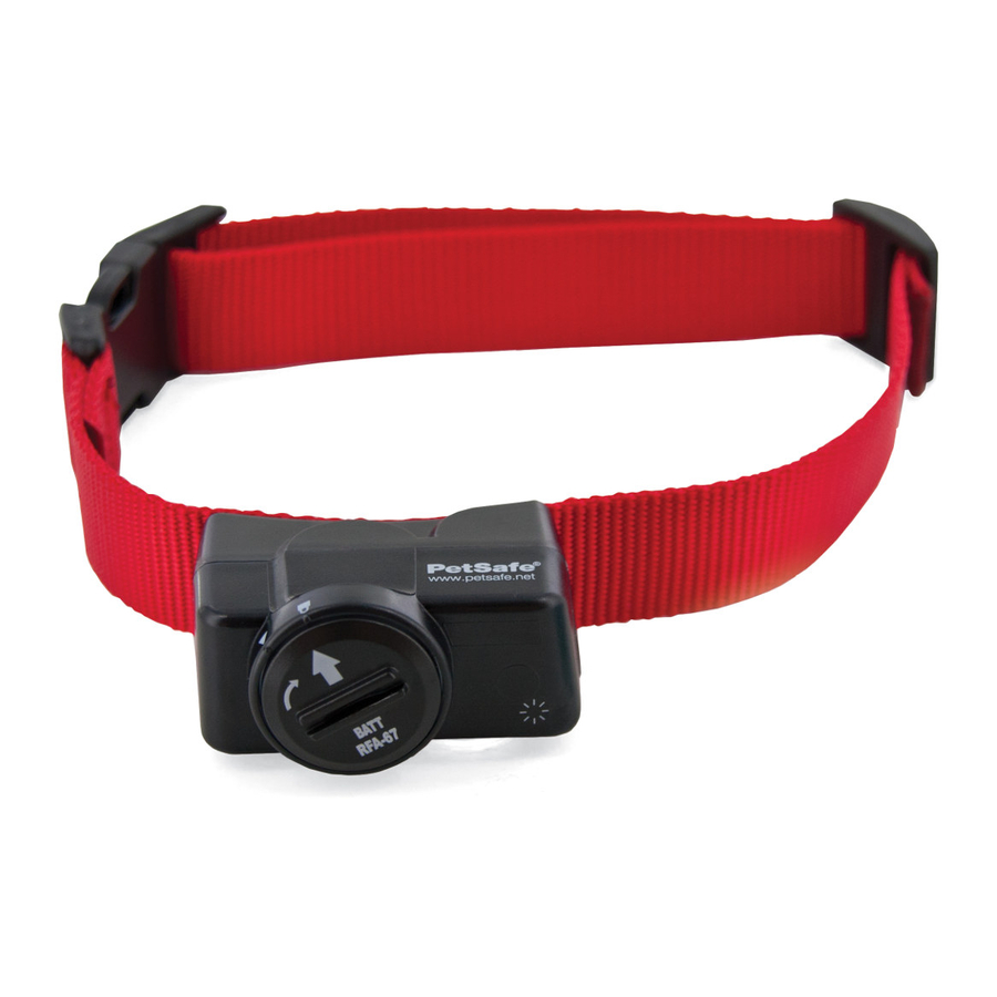 Petsafe collar flashing red best sale