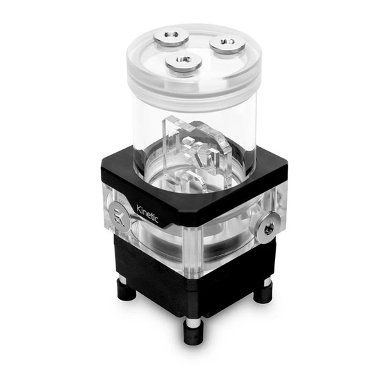 ekwb EK-Quantum Kinetic TBE 120 VTX PWM Installation Manual