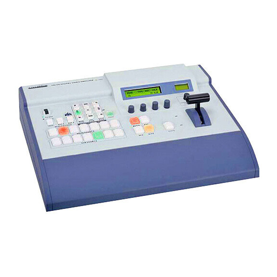 Datavideo SE-1000 Reference Manual