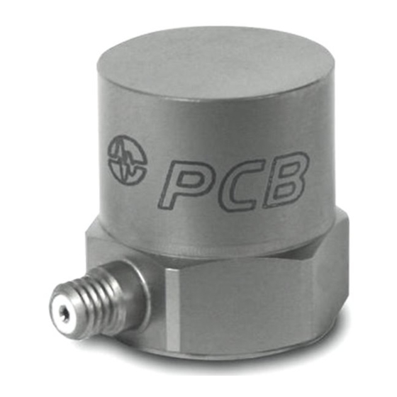 PCB Piezotronics 353B51 Installation And Operating Manual