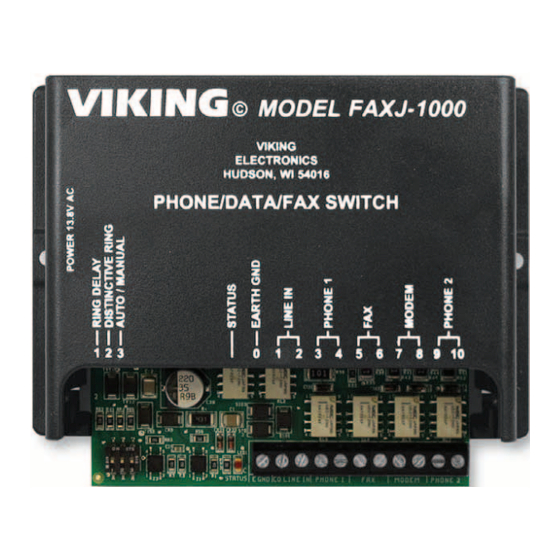 Viking FaxJack FAXJ-1000 Product Manual