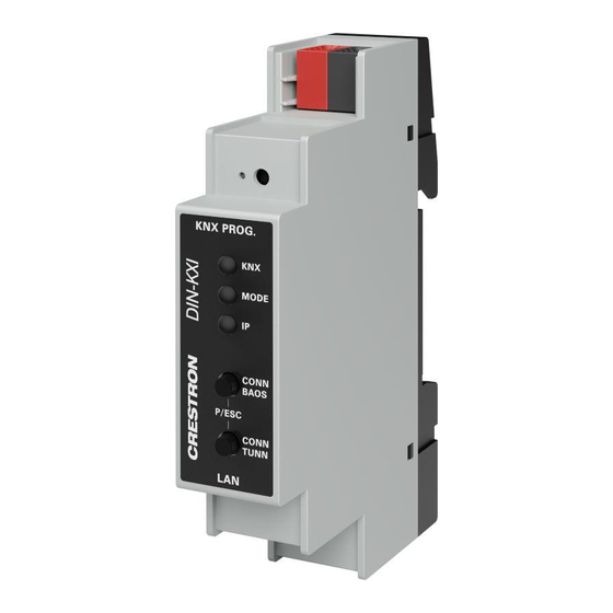 Crestron DIN-KXI Manuals
