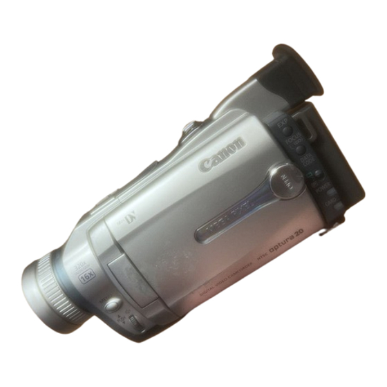 Canon 70 MC - ZR70MC MiniDV Digital Camcorder Instruction Manual