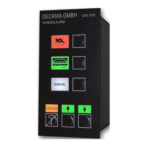 Deckma GAS 3000 User Manual