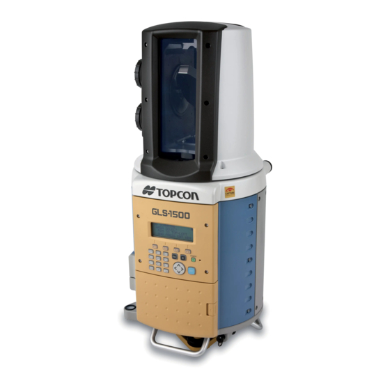 Topcon GLS-1500 Series Instruction Manual